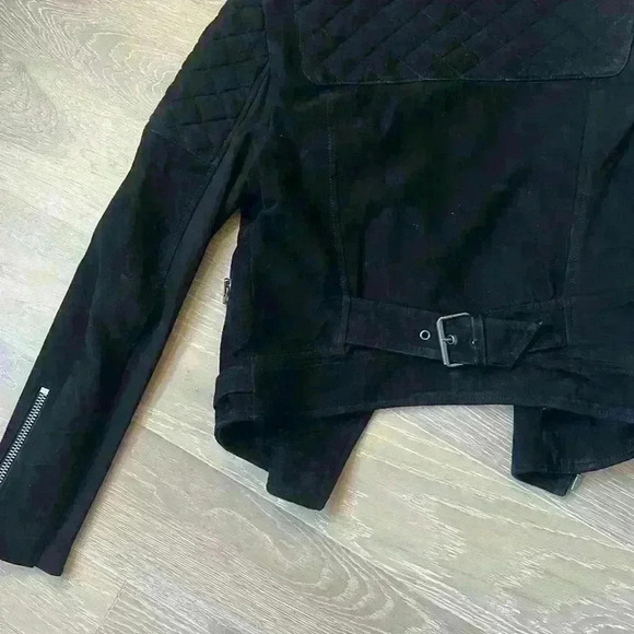 Alice + Olivia Miles Suede Jacket - Picture 5 of 9